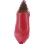 Jessica Simpson Pumps Womens Carolie Red Leather High Heeled Stiletto Booties (Richest Red, 5)