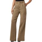 Joe's Womens Green High Rise Pleated Solid Cargo Pants 24 BHFO 4470