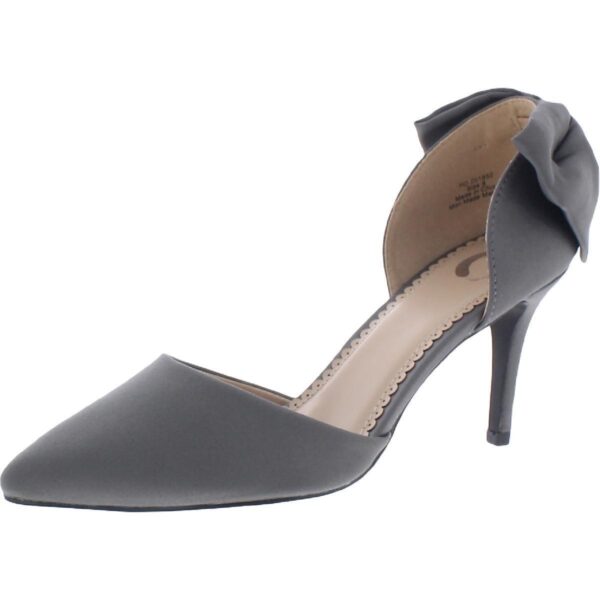 Journee Collection Womens Tanzi Satin Pointed Toe D'Orsay Heels Shoes BHFO 1421