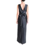 Julia Jordan Womens Black Satin Long Formal Evening Dress Gown 6 BHFO 5824