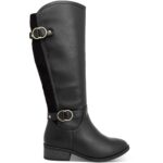 Karen Scott Womens Leandraa Black Knee-High Boots 10.5 Medium (B,M) BHFO 9254