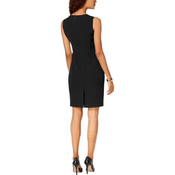 Kasper Womens Black Sleeveless Knee-Length Officewear Sheath Dress 4 BHFO 0858