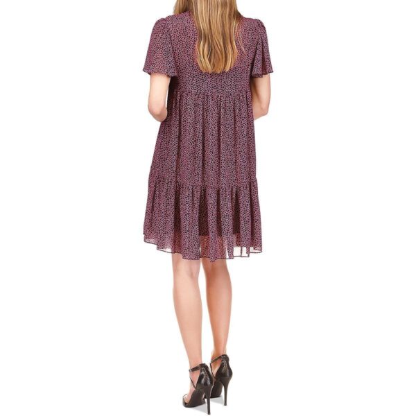 KORS Michael Kors Womens Purple Chain Trim Mini Party Babydoll Dress S BHFO 3567