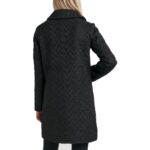 Laundry by Shelli Segal Womens Black Knit Walker Shirt Jacket Coat XS BHFO 8817