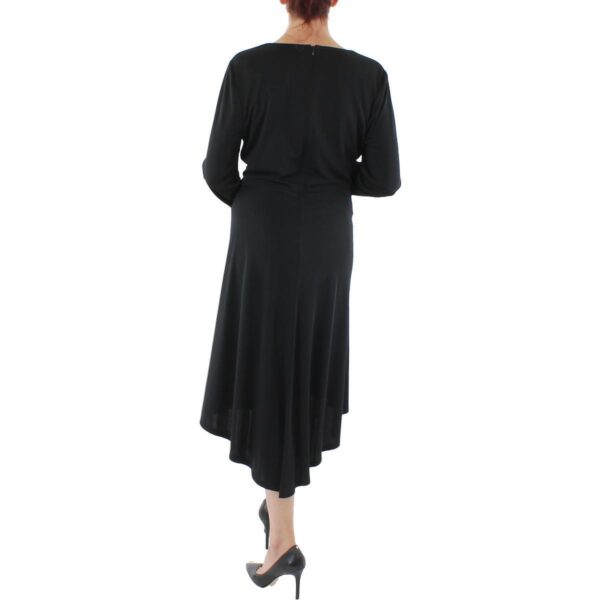 Lauren Ralph Lauren Womens Black Surplice Cocktail and Party Dress 6 BHFO 9829