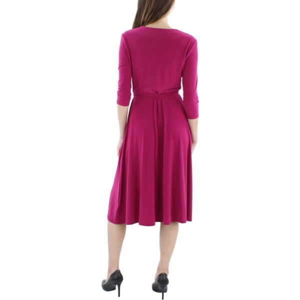 Lauren Ralph Lauren Womens Pink Pleated Jersey Maxi Dress 2 BHFO 4946