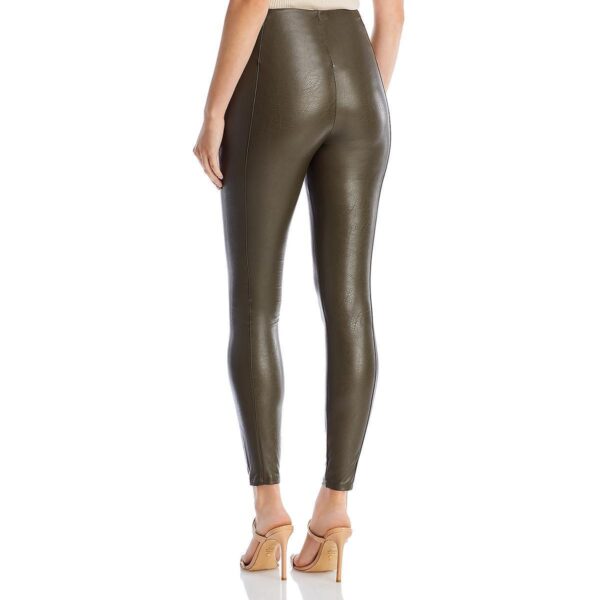 Lysse Womens Faux Leather High Waist Breathable Base Leggings BHFO 6664