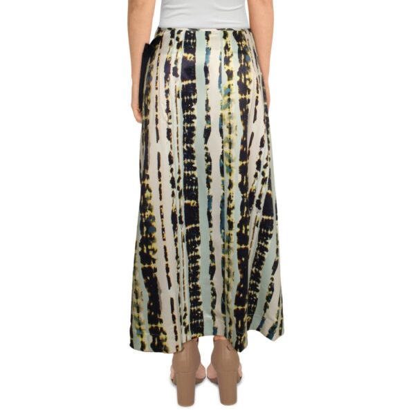 Lysse Womens Ivory Striped Side Tie Midi Wrap Skirt XS BHFO 0256