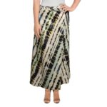 Lysse Womens Ivory Striped Side Tie Midi Wrap Skirt XS BHFO 0256