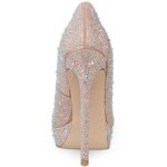 Madden Girl Womens Lidia-R Tan Embellished Pumps 9.5 Medium (B,M) BHFO 6783