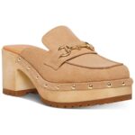 Madden Girl Womens Suzanne Beige Slip On Clogs Shoes 9.5 Medium (B,M) BHFO 6299