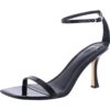 Marc Fisher LTD Womens Jalina Black Heel Sandals Shoes 6 Medium (B,M) BHFO 5129