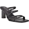 Marc Fisher Womens Kristin Faux Leather Slip On Strappy Sandals Shoes BHFO 8016