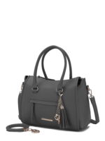 MKF Collection Valeria Satchel Handbag with Keyring by Mia K.