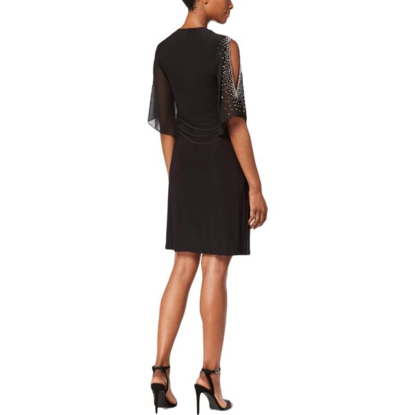 MSK Womens Matte Jersey Beaded Sheath Cocktail And Party Dress BHFO 3578