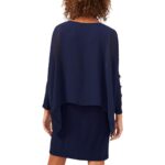 MSK Womens Navy Embellished Mini Cocktail And Party Dress S BHFO 0101