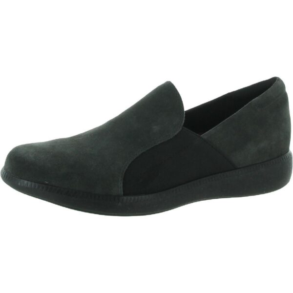 Munro Womens Clay Gray Suede Slip On Loafers Shoes 6 Medium (B,M) BHFO 4011