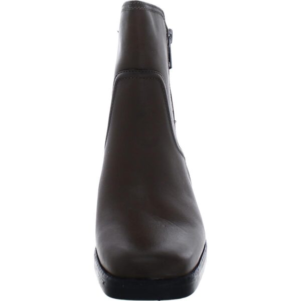 Naturalizer Womens Emmy Brown Leather Ankle Boots Shoes 8 Medium (B,M) BHFO 6997