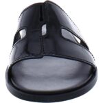 Naturalizer Womens Fame Black Slide Sandals Shoes 10 Medium (B,M) BHFO 1623