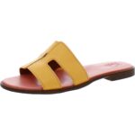 Naturalizer Womens Fame Yellow Slide Sandals Shoes 10 Medium (B,M) BHFO 3063