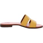 Naturalizer Womens Fame Yellow Slide Sandals Shoes 10 Medium (B,M) BHFO 3063