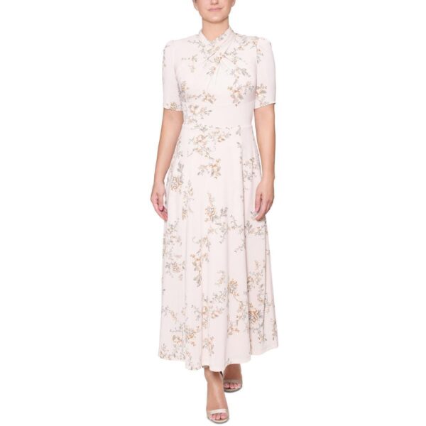 Rachel Rachel Roy Womens Ivory Floral Pocket Long Maxi Dress XS BHFO 6898