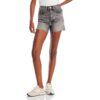 RE/DONE Womens Gray Mini Faded Denim Denim Shorts 31 BHFO 3226