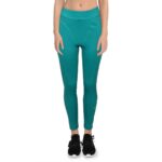 Reebok Womens Green Gym Fitness Training Athletic Leggings S BHFO 0728