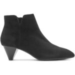 Rockport Womens Milia V Suede Pointed Toe Ankle Boots Shoes BHFO 9537