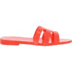 Sam Edelman Womens Bay Jelly Slip On Flat Logo Pool Slides Shoes BHFO 2592