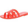 Sam Edelman Womens Bay Jelly Slip On Flat Logo Pool Slides Shoes BHFO 2592