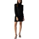 Sanctuary Womens Black Mock Neck Short Formal Mini Dress XS BHFO 8020