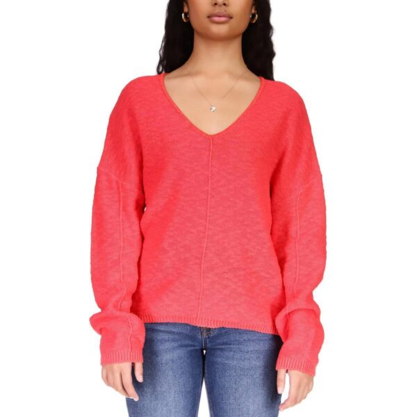 Sanctuary Womens Keep It Chill Red Knit Pullover Sweater Top XXL BHFO 5585