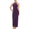 SLNY Womens Embellished Long Formal Evening Dress Gown BHFO 1746