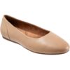 SoftWalk Womens Shiraz Beige Ballet Flats 8.5 Extra Wide (E+, WW) BHFO 2952