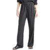 Splendid Womens Black High Rise Stretch Smocked Wide Leg Pants S BHFO 4265