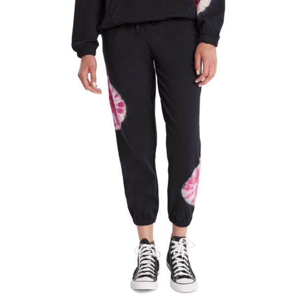 Sundown by Splendid Womens Playa Black Tie-Dye Sweatpants Loungewear M BHFO 4952