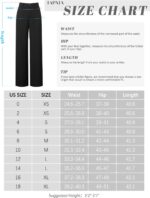 Tapata Women Wide Leg Pants High Waisted Dress Trousers Casual Elastic Pockets Business Work Slacks