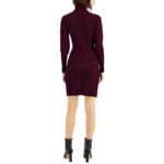 Taylor Womens Mock Neck Mini Fall Sweaterdress BHFO 0809