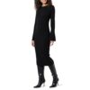 The Drop Women's Fernanda Bell Sleeve Ribbed Sweater Dress