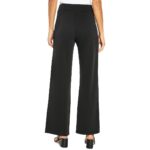 Three Dots Womens Allison Black Tie Front High Rise Wide Leg Pants XS BHFO 5949