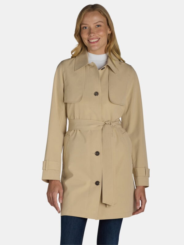 Time and Tru Women's and Women's Plus Trench Coat, Sizes XS-3X