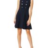 Tommy Hilfiger Women's Collar Fit and Flare Dress