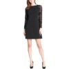 Tommy Hilfiger Womens Lace Mini Fitted Sheath Dress BHFO 4030