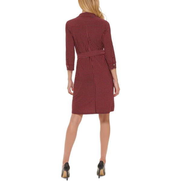 Tommy Hilfiger Womens Red Polo Mini Wear to Work Dress Petites 6P BHFO 1157