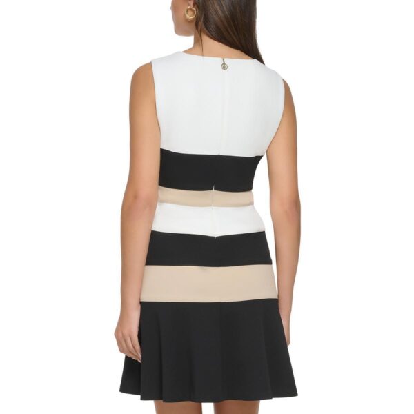 Tommy Hilfiger Womens White Tiered Wear To Work Dress Petites 8P BHFO 7522