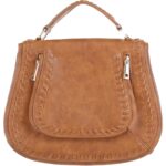 Urban Expressions Womens Khloe Brown Shoulder Handbag Purse Small BHFO 3740