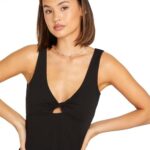 Volcom Women's Desert Bunnie Reversible Fit and Flare Knit Mini Dress