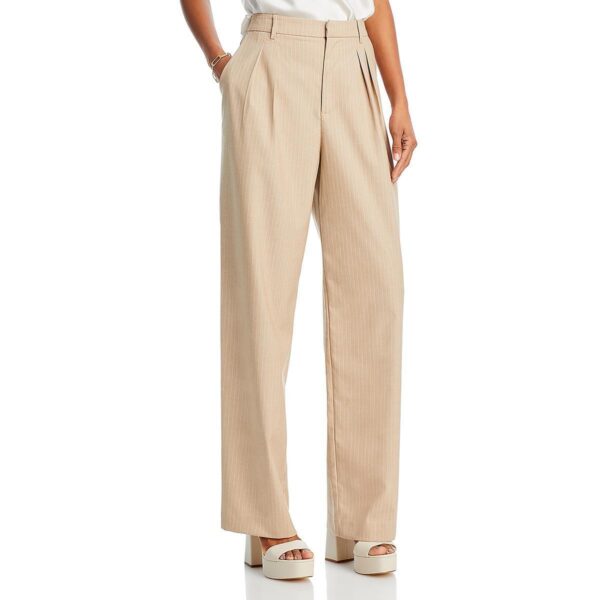 WAYF Womens Pleated High Rise Office Dress Pants Trousers BHFO 3684