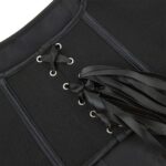 wo-fusoul Corset Tops for Women, Corset Belt, Women's Back Lace Up Corset Vintage Lace Camisole Waist Cincher Vest Red M
